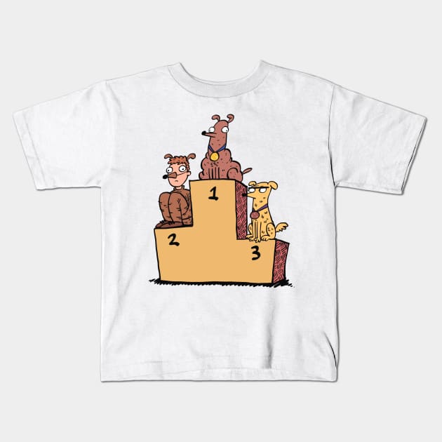 Third place Kids T-Shirt by neilkohney